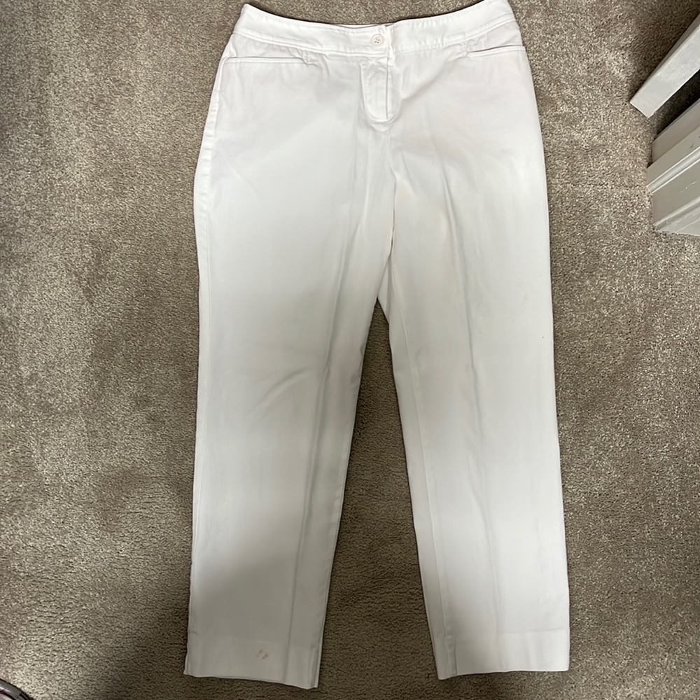 Talbots 10 petite linen pants